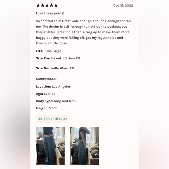 Free People Ragged Priest Wide Leg Combat Jean - Picture 11 of 12